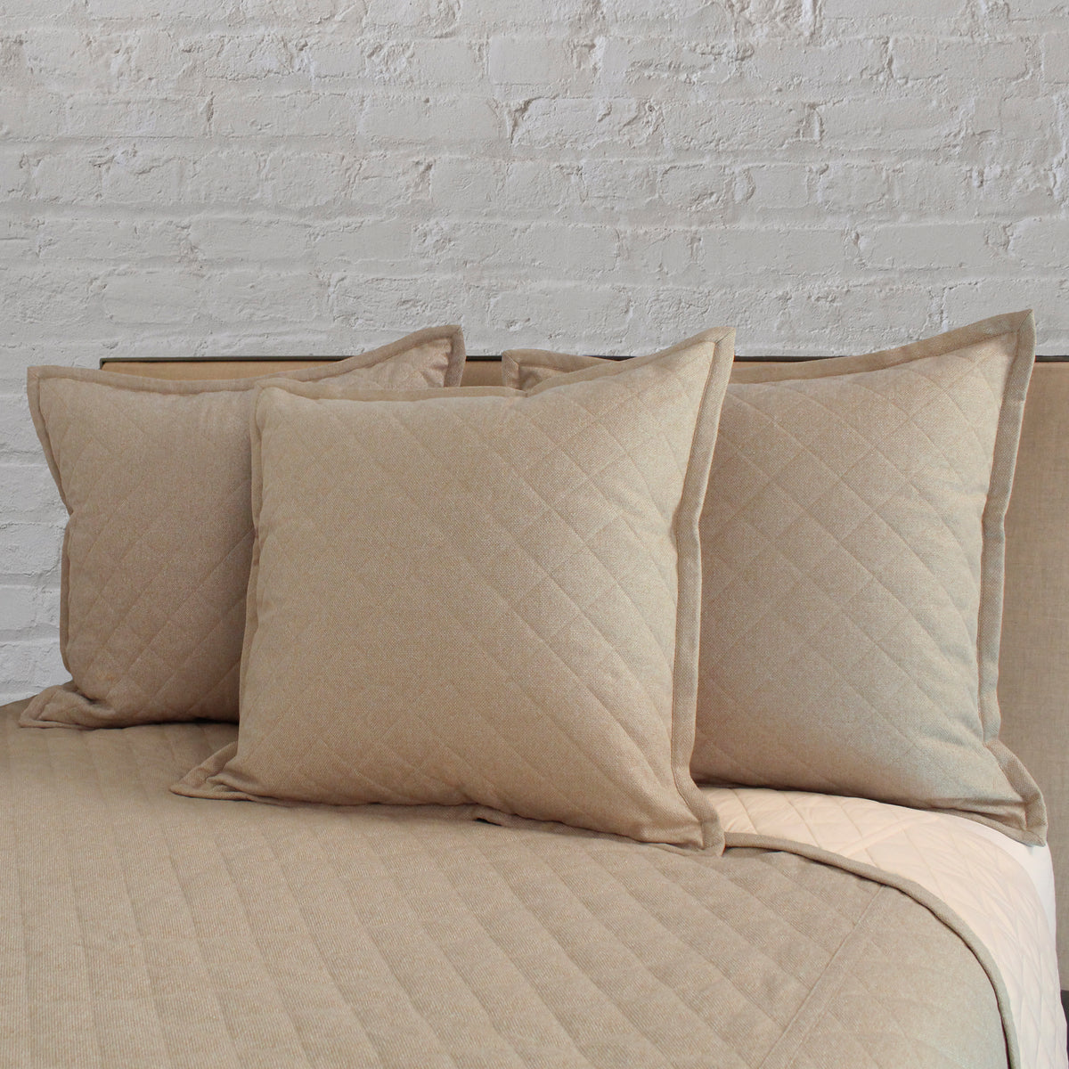 Levtex Home Duvet Cover -Washed Linen in Sandstone Full/Queen, Beige