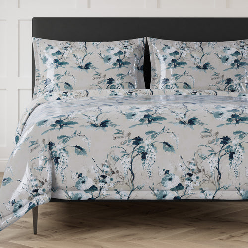 Jardin Fleur Silver Duvet