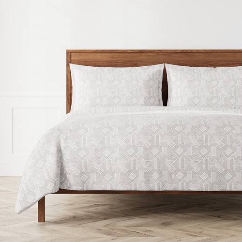 Sashiko Duvet Set - Ash