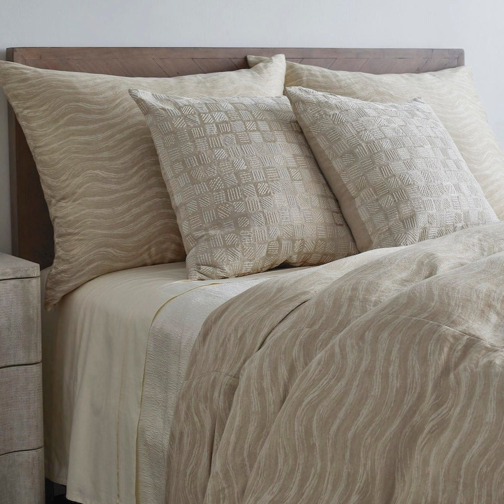 Travertine Duvet | The Met x Ann Gish | Luxury Linens and Bedding